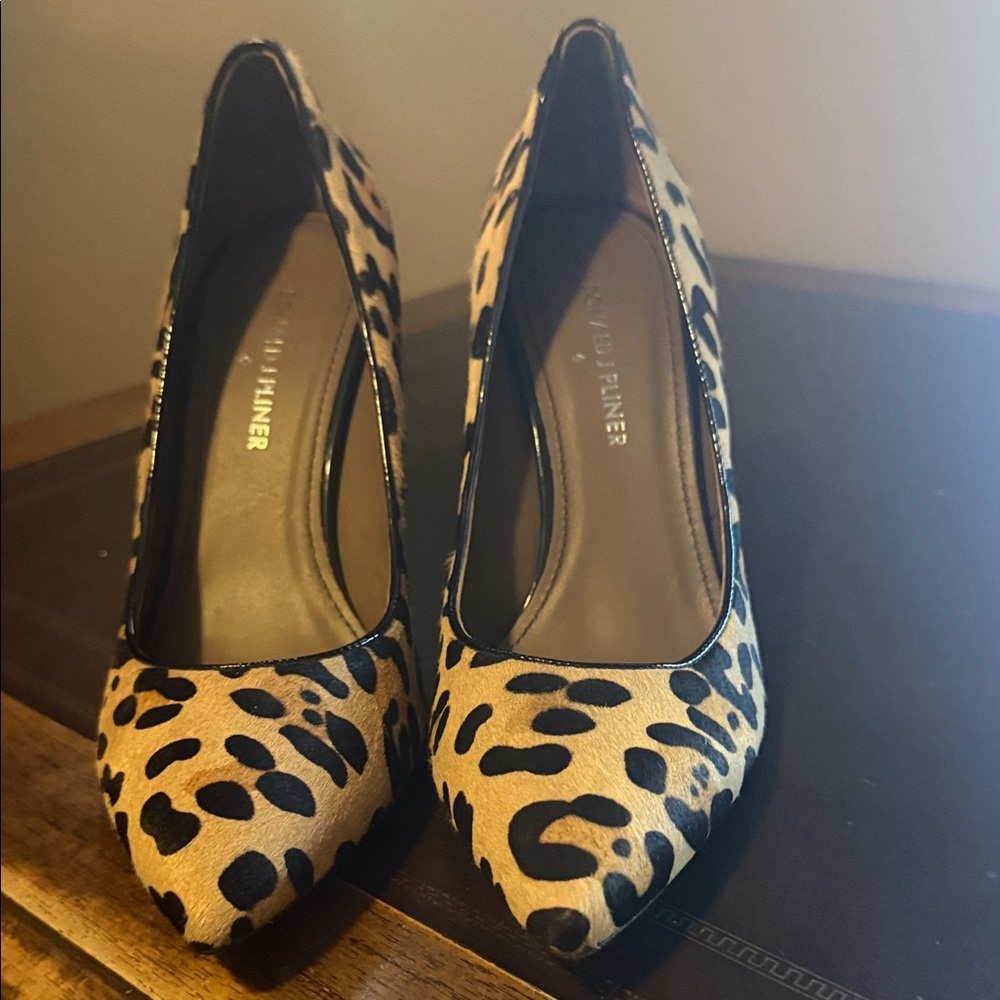 Donald J. Pliner Leopard Print High Heels Size 8